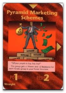 Illuminati Card Pyramid Marketing Schemes